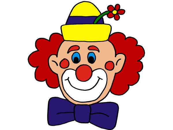 Dessin de la tte d'un Clown