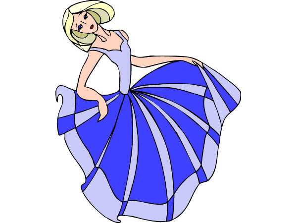 Dessin d'une princesse qui danse