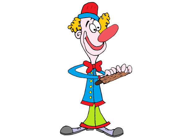 Dessin d'un clown