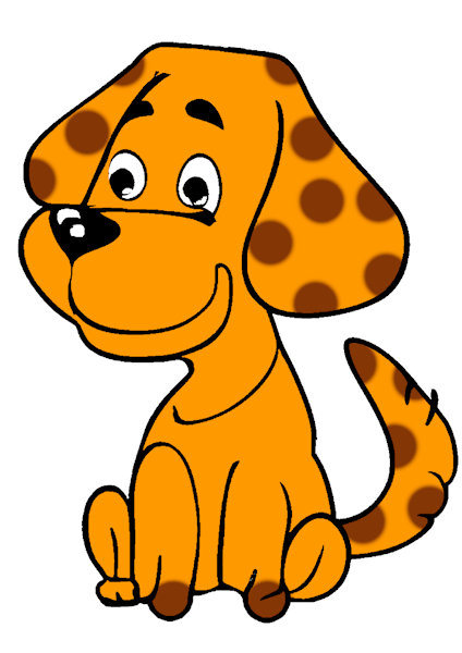 Un petit chien  colorier