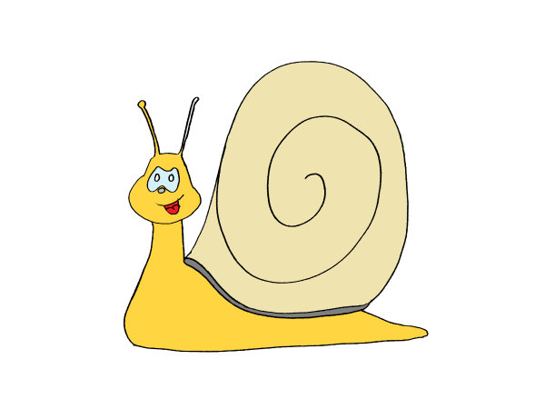 Dessin d'un escargot