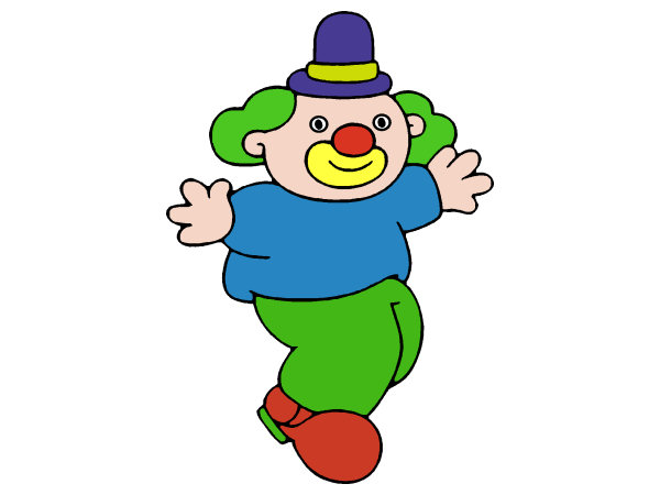 Dessin d'un clown